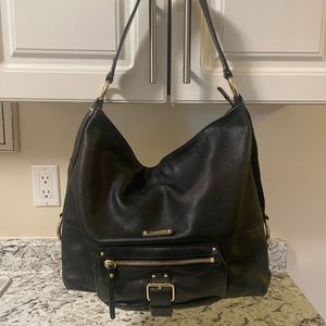 Authentic MK Pebbled Leather Shoulder Bag / Satchel
